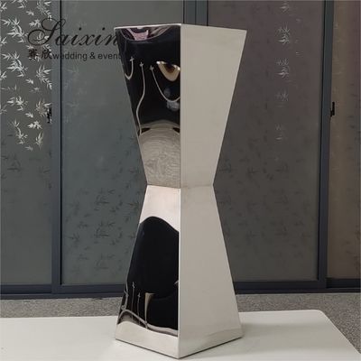 Hot Sale Stainless Steel Wedding Table Decoration Silver Flower Arrangement Stand