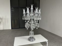 New Design Candelabra Luxury Wedding Decoration Crystal Centerpiece Bling Wedding Candelabra