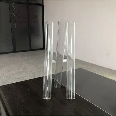 16 Inch 20 Inch Simple Crystal Flower Glass Wedding Cylinder Vases 3 Pcs Set