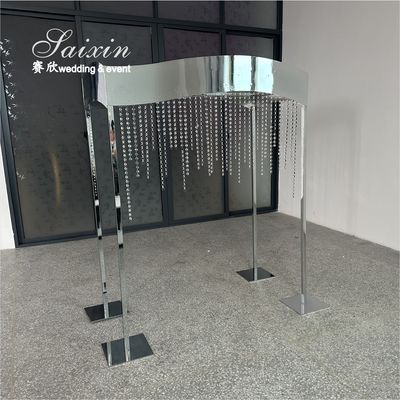 Luxury  Large  Silver Metal stand For Wedding Centerpieces