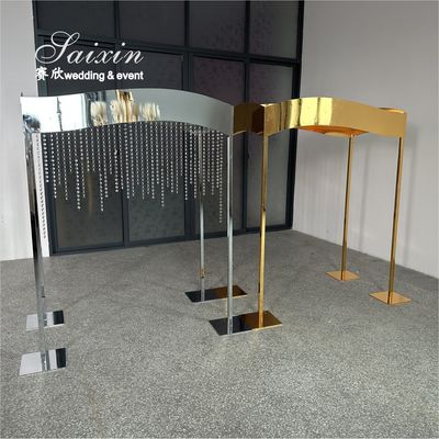 Luxury  Large  Silver Metal stand For Wedding Centerpieces