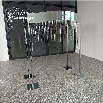 Luxury  Large  Silver Metal stand For Wedding Centerpieces