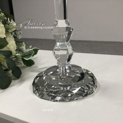 Clear Cemetery Flower Stand Wedding Centerpiece Table Decoration 75CM