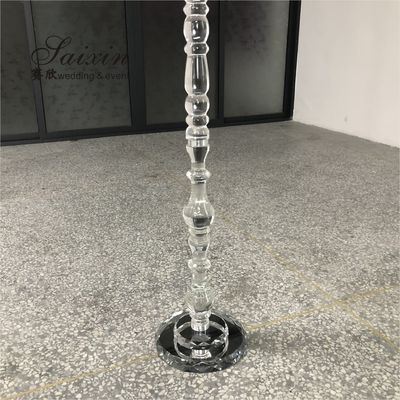 ZT-292 Hot sale wedding decoration floor standing tall crystal candelabra