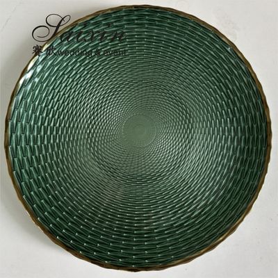 Luxury Green Wedding Charger Plate Wedding Table Decoration Green