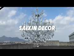 CRYSTAL CHANDELIER WITH THE STAND 